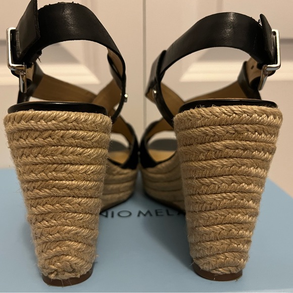 Antonio Melani black wedge sandals - Picture 7 of 13